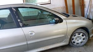 Poplavljen avto, peugeot 206